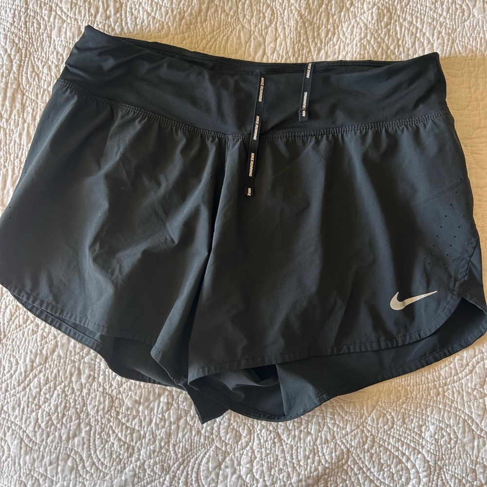 Nike Women's Black Running Shorts with Wide Waist Band